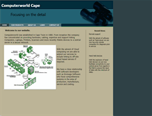 Tablet Screenshot of computerworld.co.za